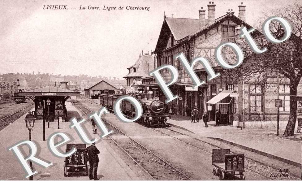 La gare, ligne de Cherbourg