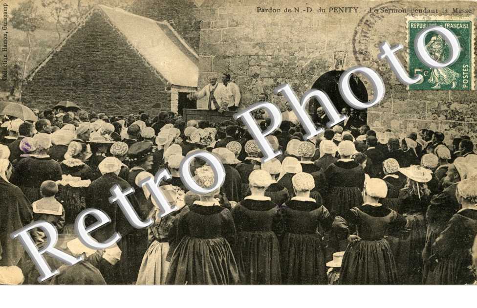 Pardon de Notre Dame du Penity, le Sermon pendant la Messe