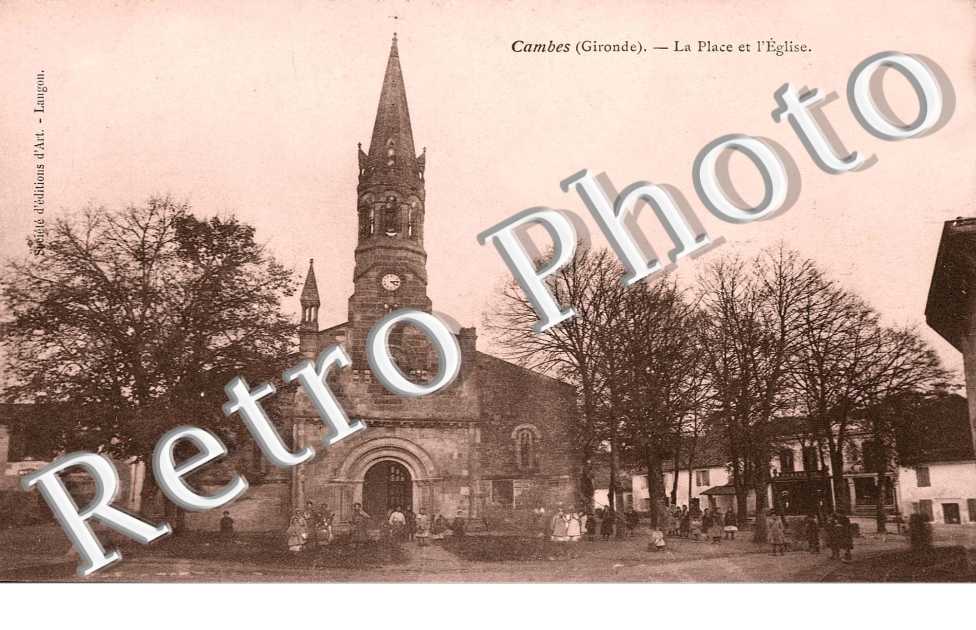 La place et l'eglise