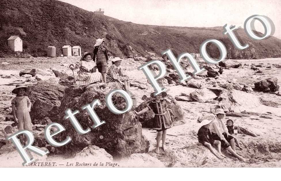 Les rochers de la plage