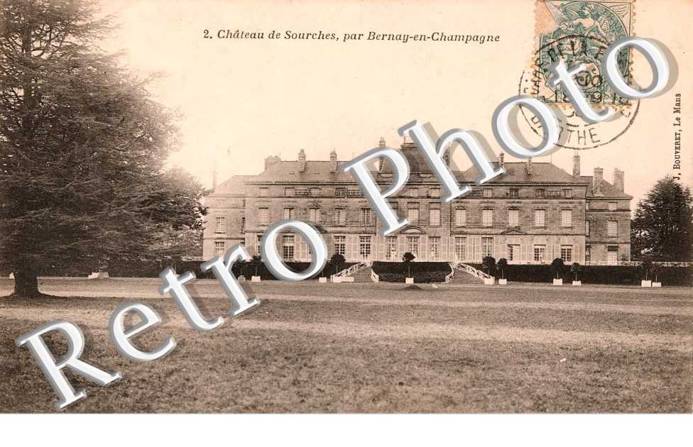 château de Sourches en 1906