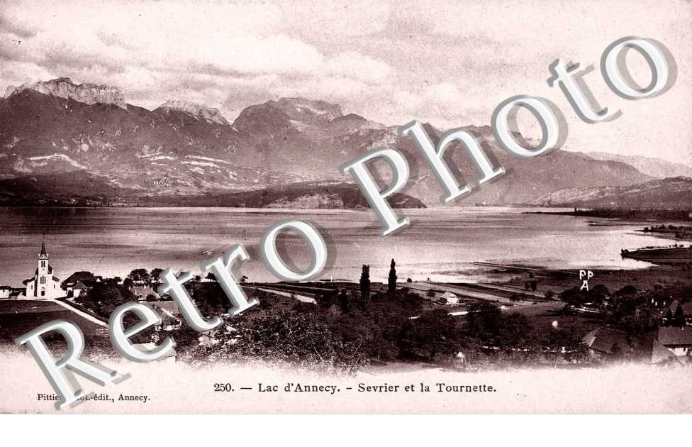 Lac d'Annecy  -  Sevrier et la Tournette