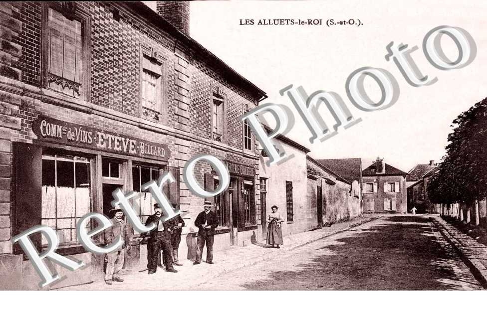 une rue Commerce de vins Etève