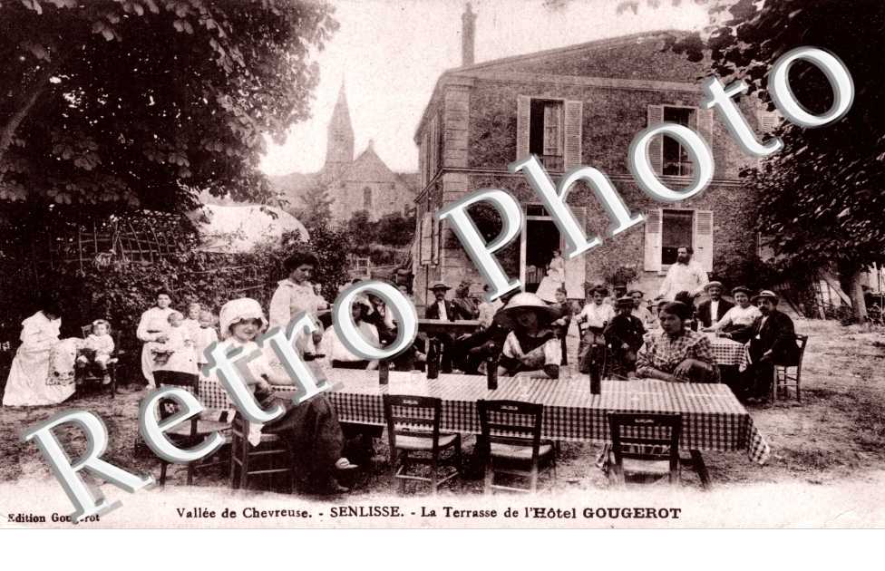 La terrasse de l'hotel Gougerot