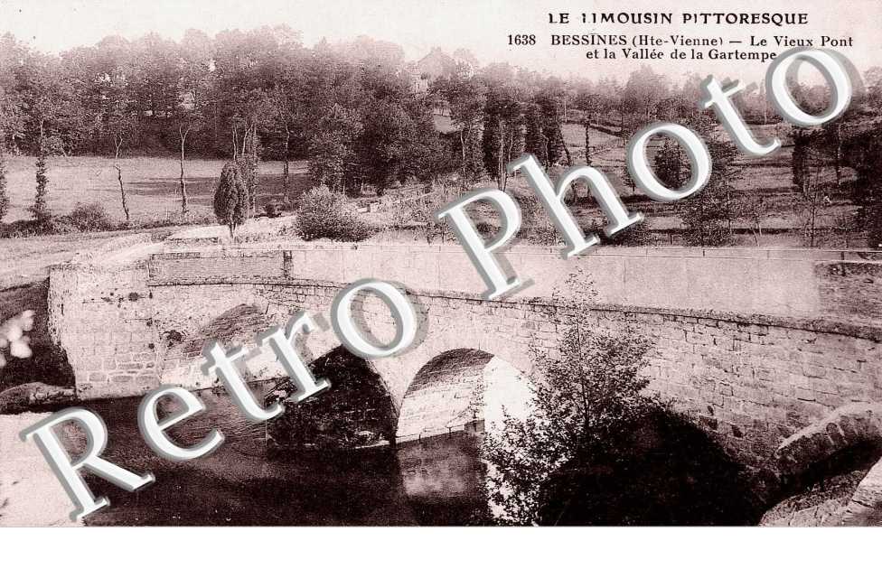 le vieux pont et la vallee de la Gartempe