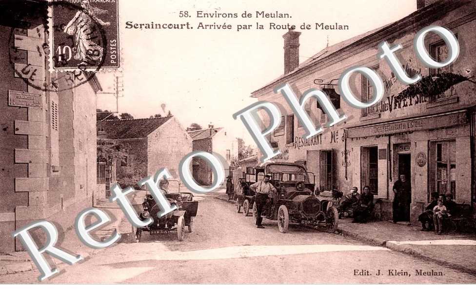 ARRIVEE PAR LA ROUTE DE MEULAN