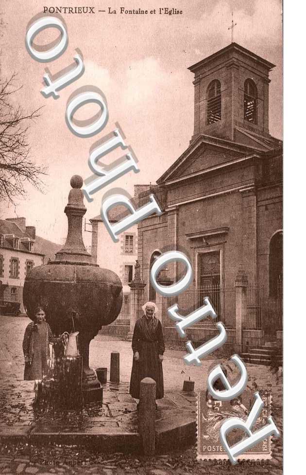 la fontaine et l'eglise