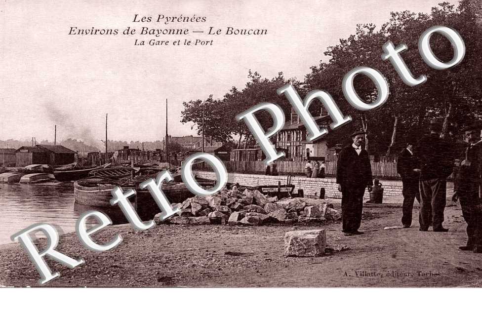 Le Boucan - la gare et le port