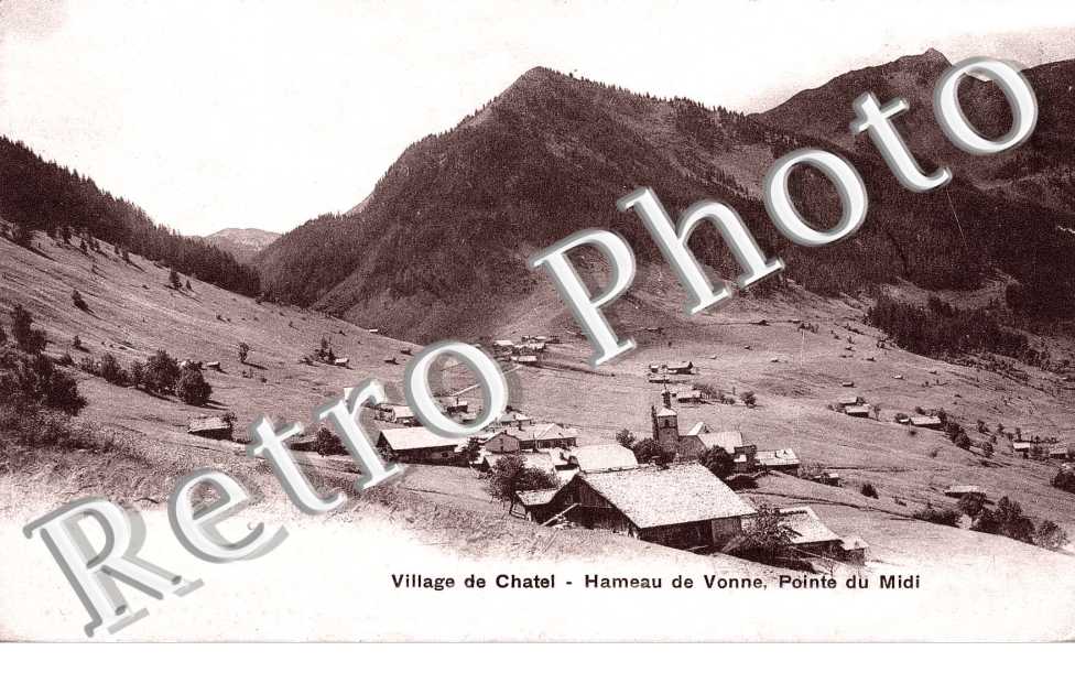 Village de Chatel - Hameau de Vonne - pointe du midi