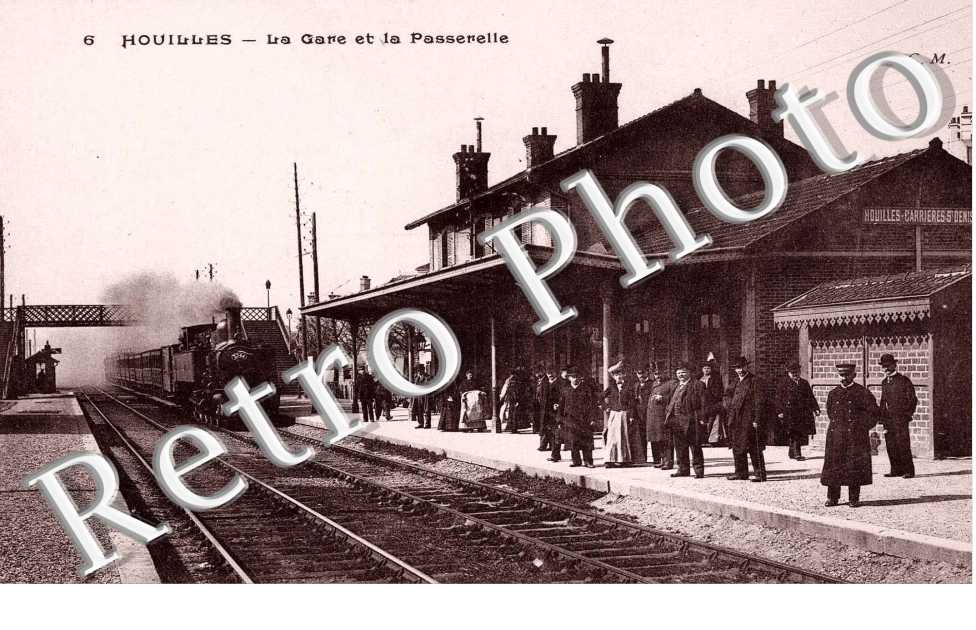 la gare et la passerelle