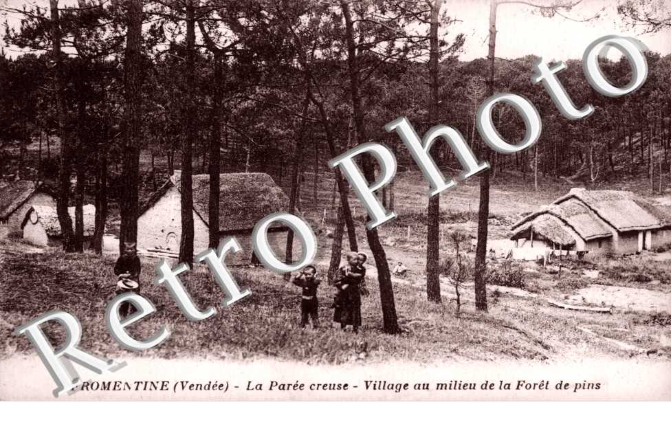 Fromentine, la Paree Creuse, Village au milieu de la Foret de Pins