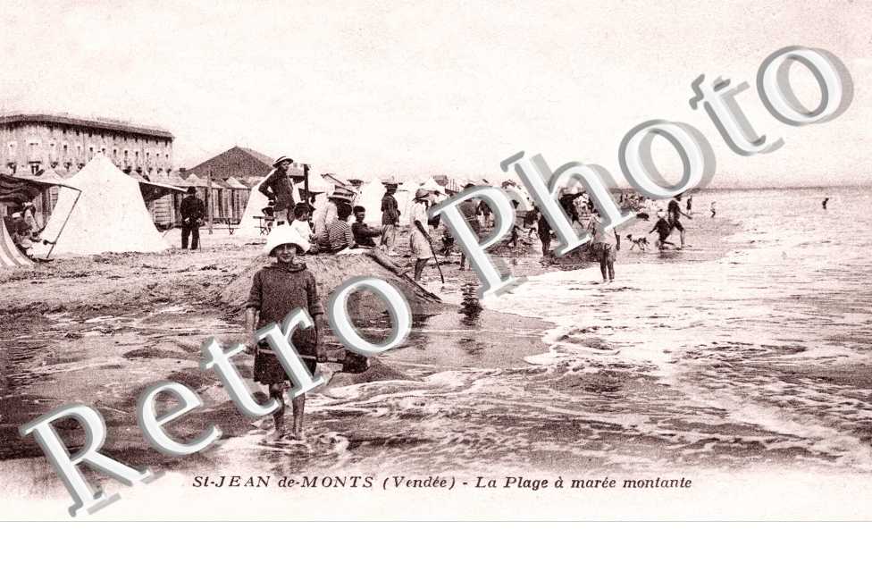 LA PLAGE a maree montante