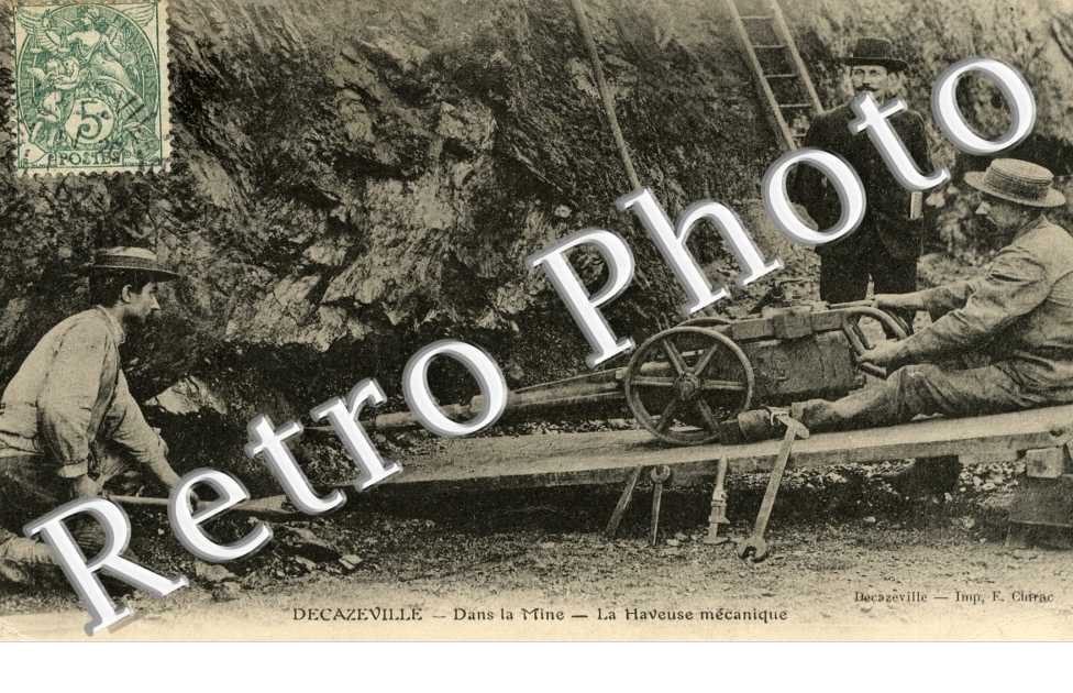 Dans la Mine - La Haveuse mecanique