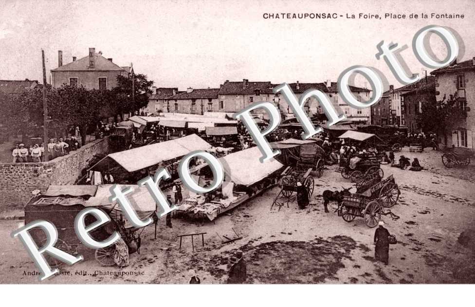 la foire, place de la Fontaine
