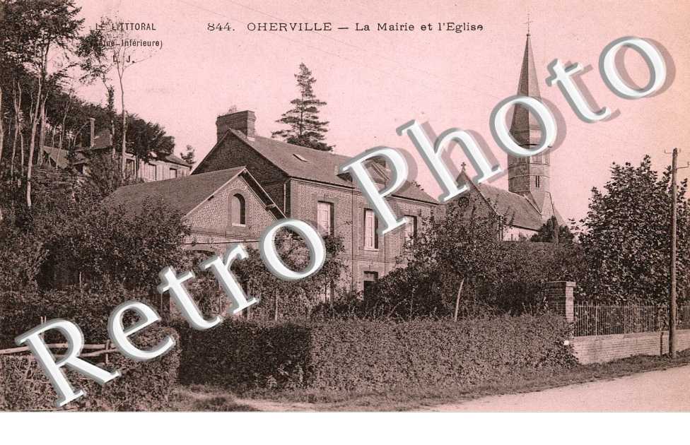 La mairie et l'eglise