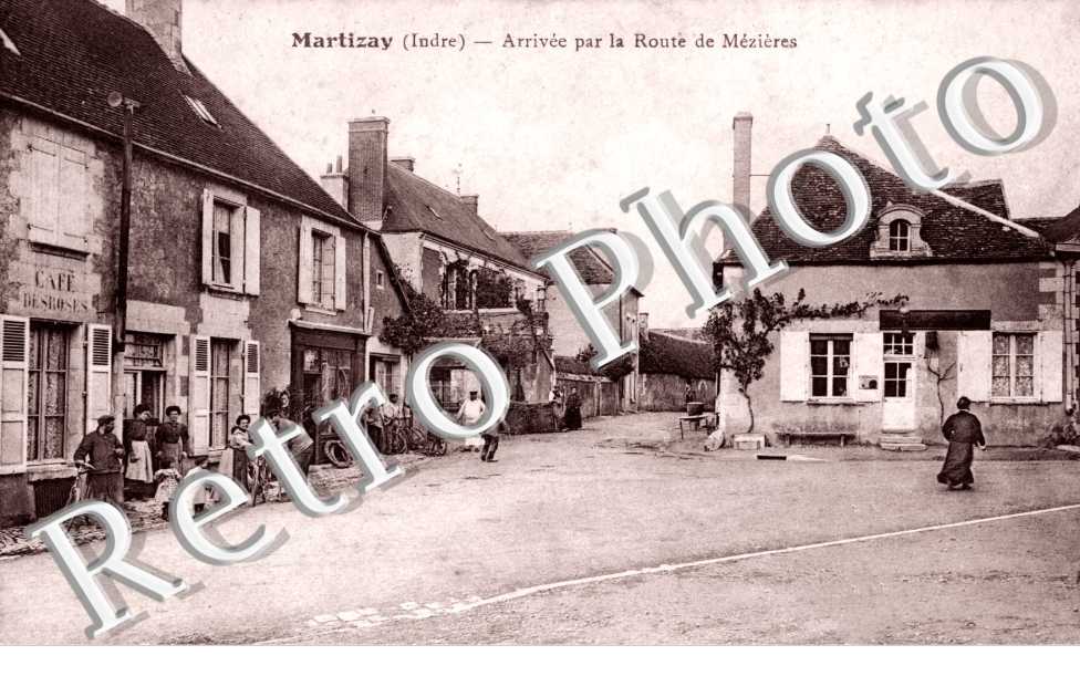 Arrivee par la route de Mezieres
