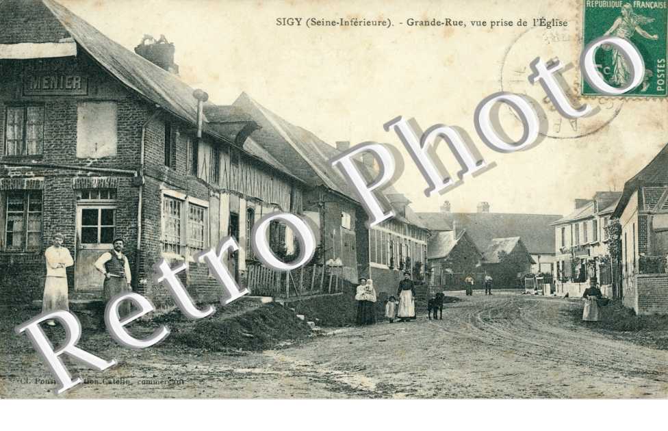 Grande Rue, vue prise de l'Eglise