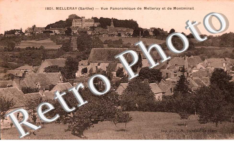 vue panoramique de Melleray et de Montmirail