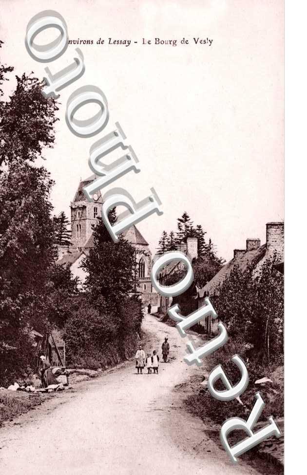 Le bourg de Vesly