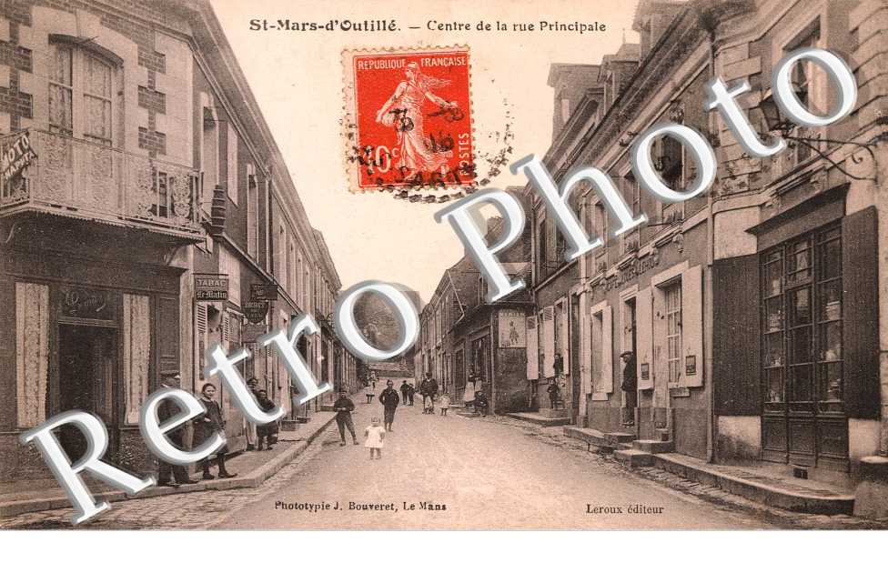 centre de la rue principale