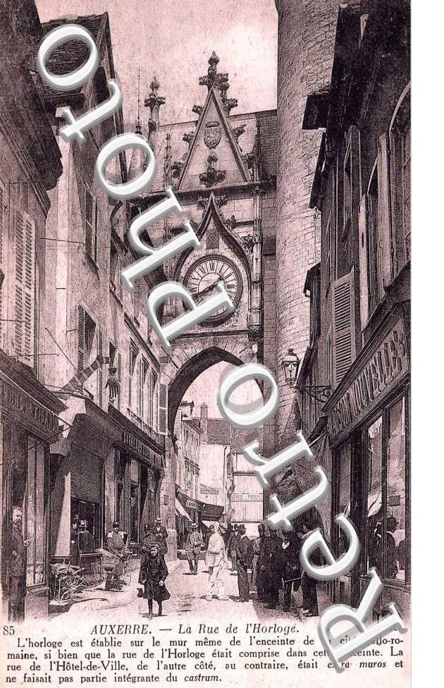 la rue de l'horloge