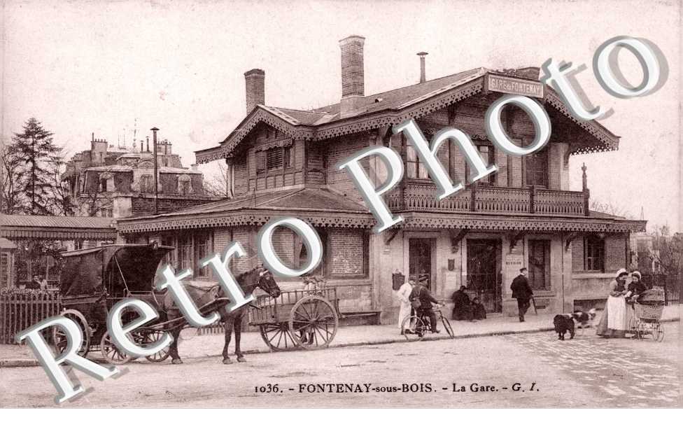 La gare - attelage de cheval