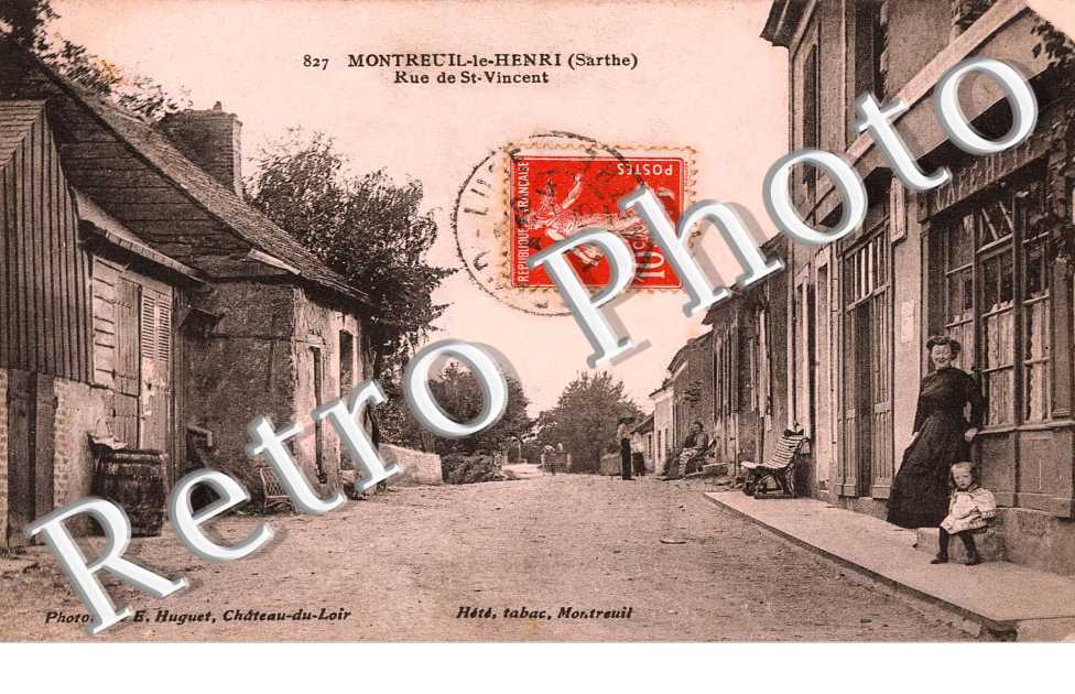 Rue de Saint-Vincent en 1913