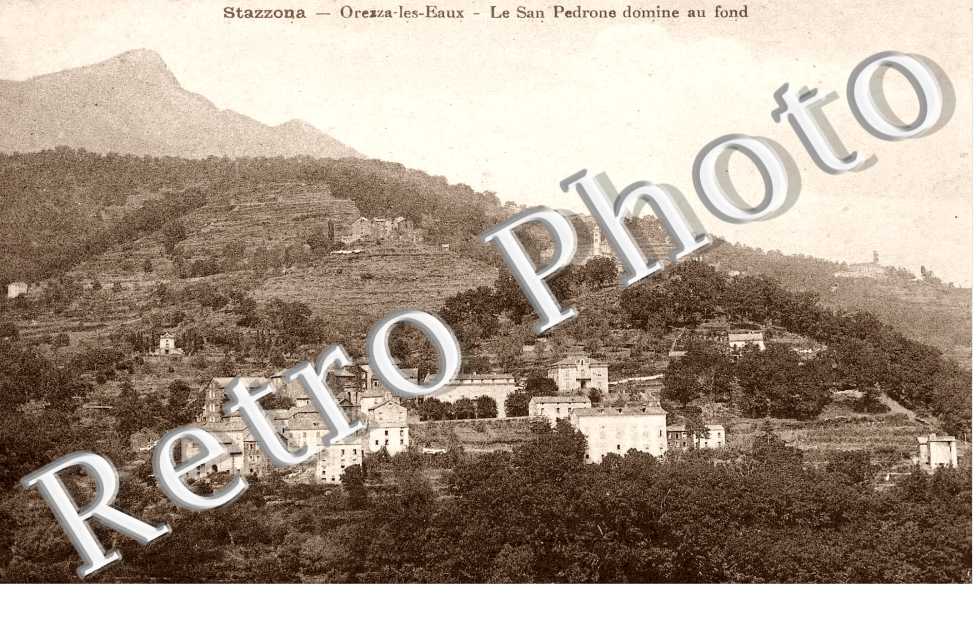 Le San Pedrone domine au fond