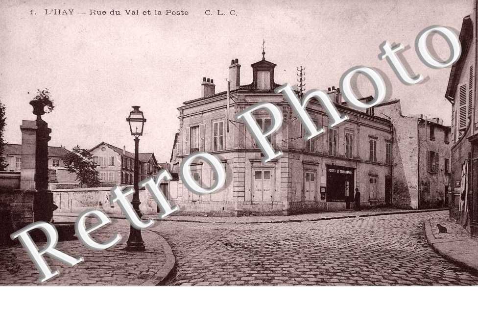 rue du Val et la poste