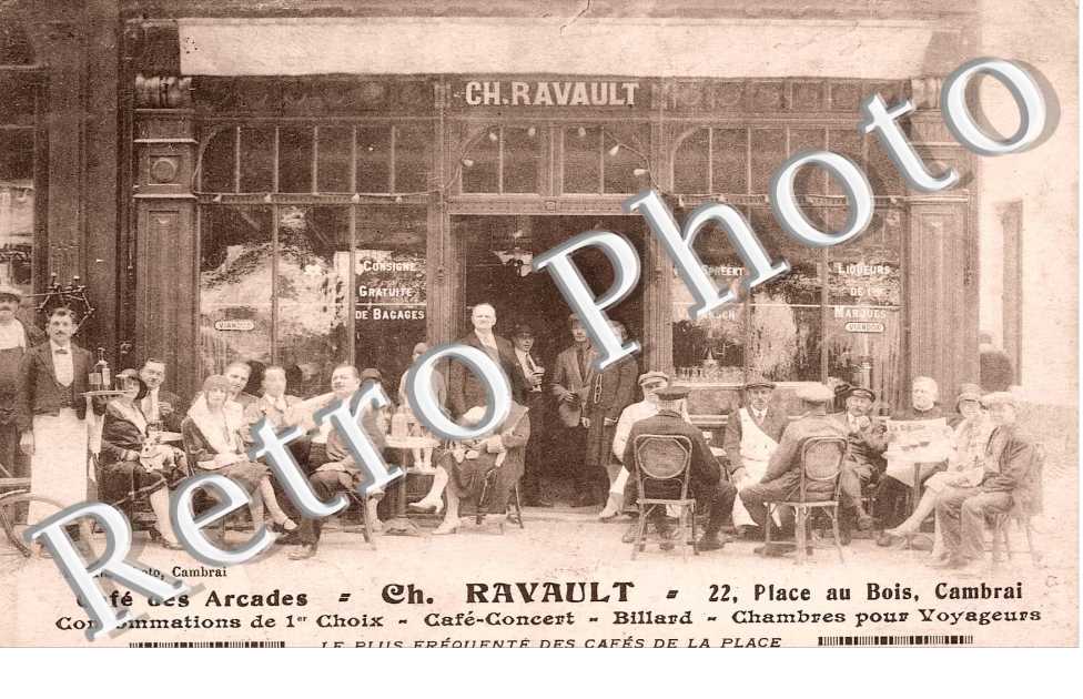 cafe des Arcades, Ch. Ravault