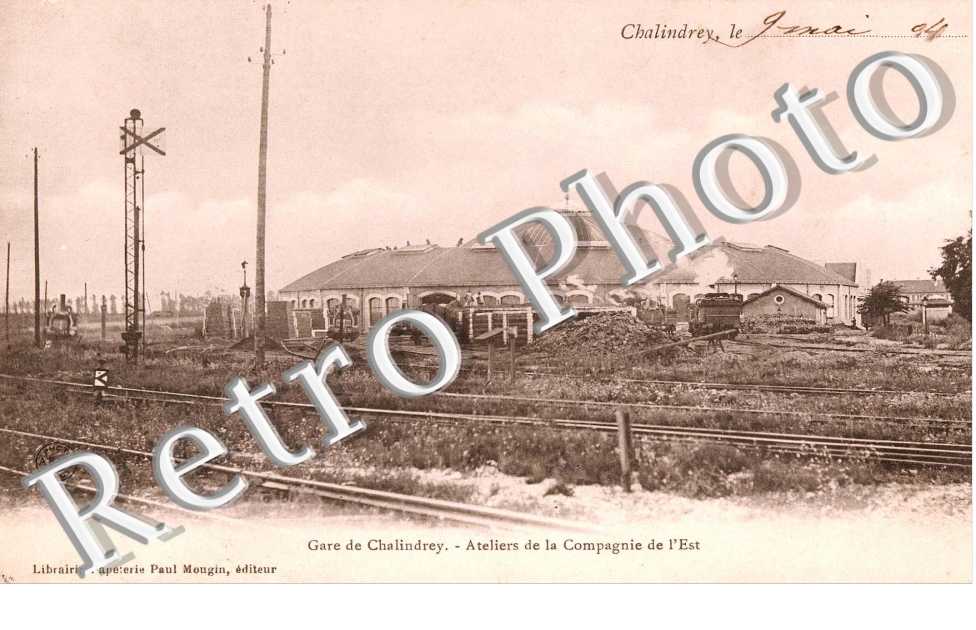 gare, ateliers de la compagnie de l'est
