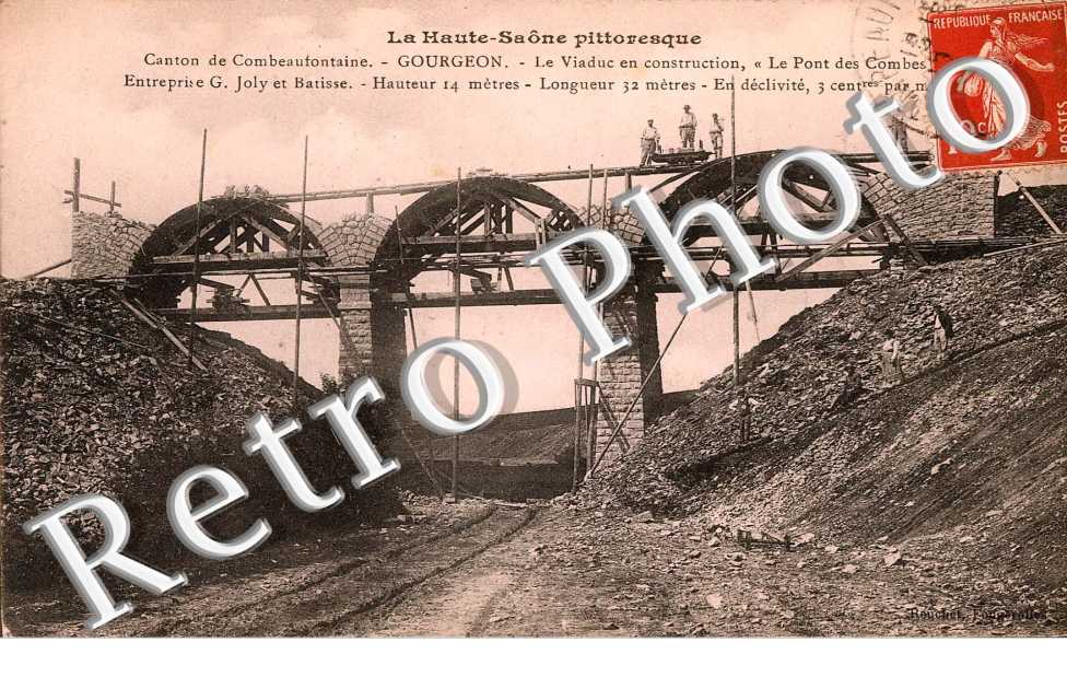  VIADUC EN CONSTRUCTION Le pont des Combes
