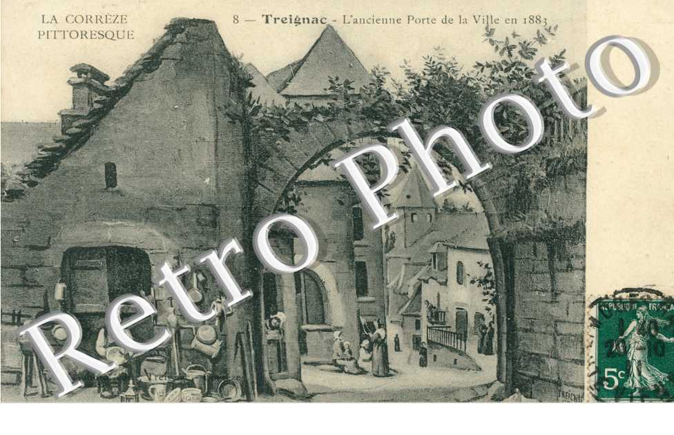 L'ancienne Porte de la Ville en 1883