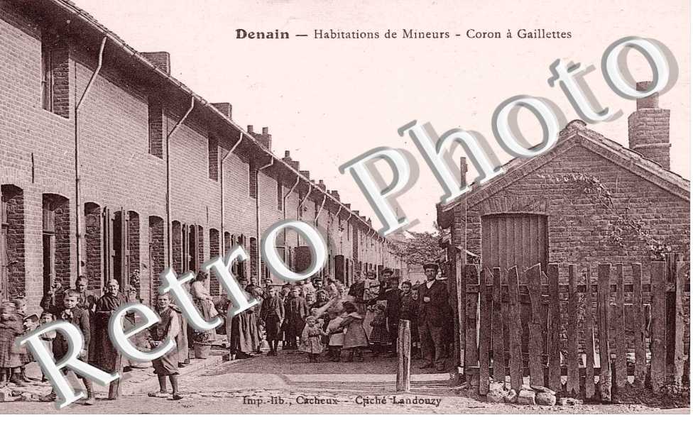 habitation de mineurs, coron a gaillettes