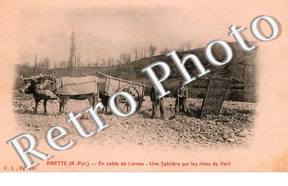 une sabliere sur les rives du Vert
