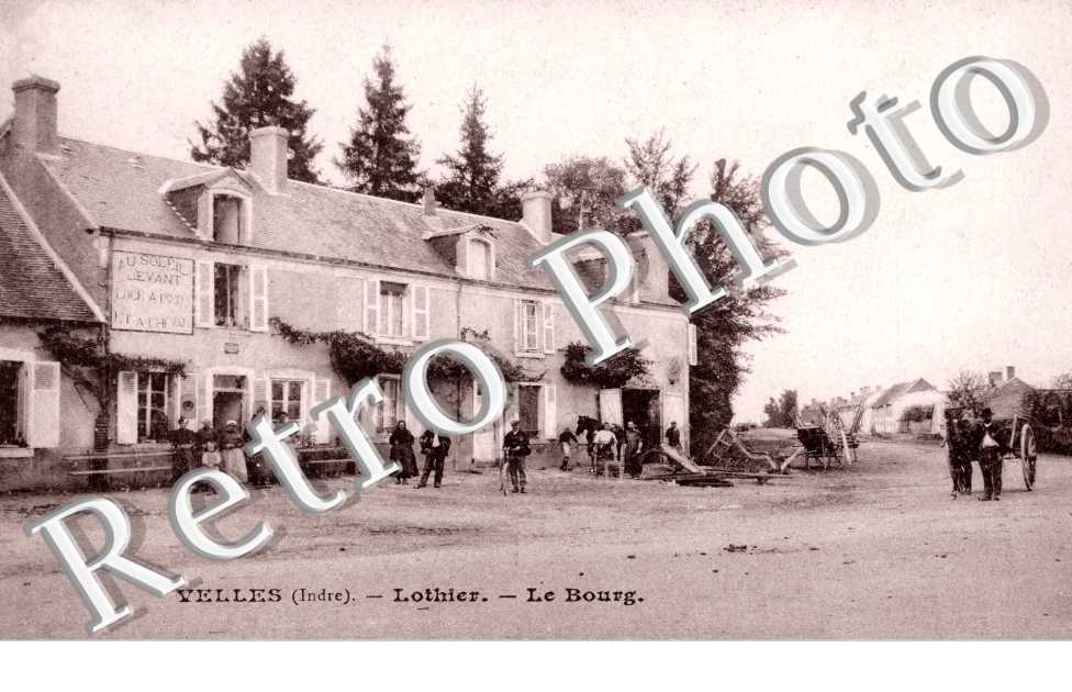 Lothier. Le bourg