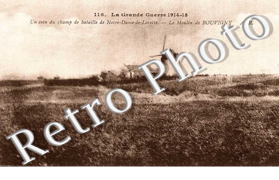 un coin du champ de bataille de Notre-Dame de Lorette
