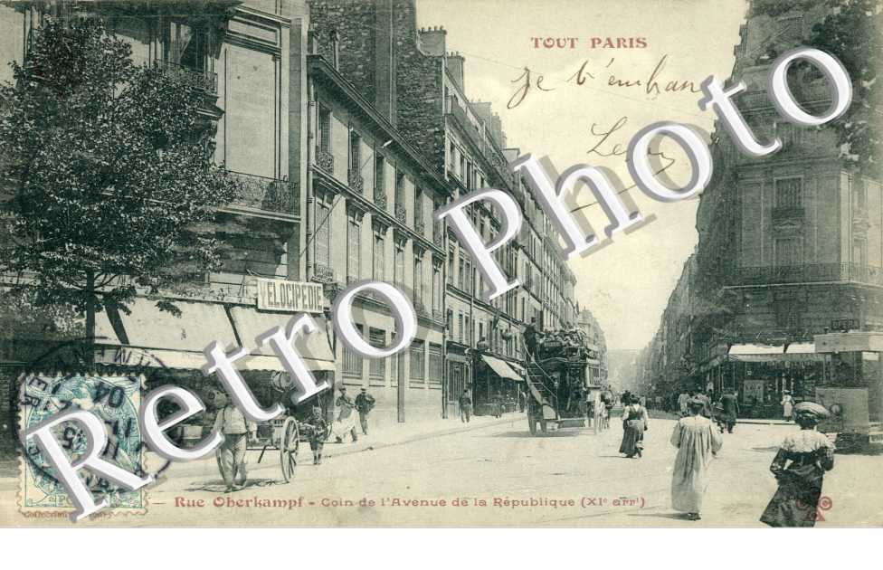 RUE OBERKAMPF COIN DE L'AVENUE DE LA REPUBLIQUE