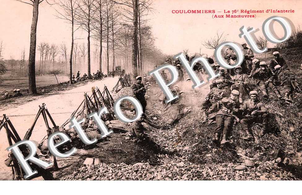 armee - 76 eme regiment d'infanterie