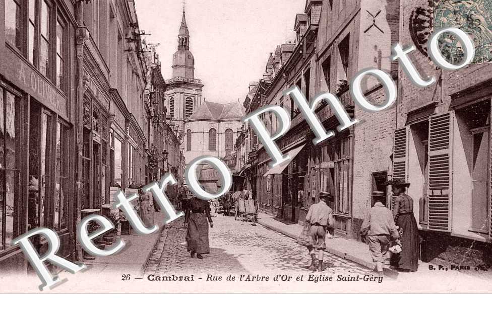 Rue de l'Arbre d'Or et Eglise Saint Gery