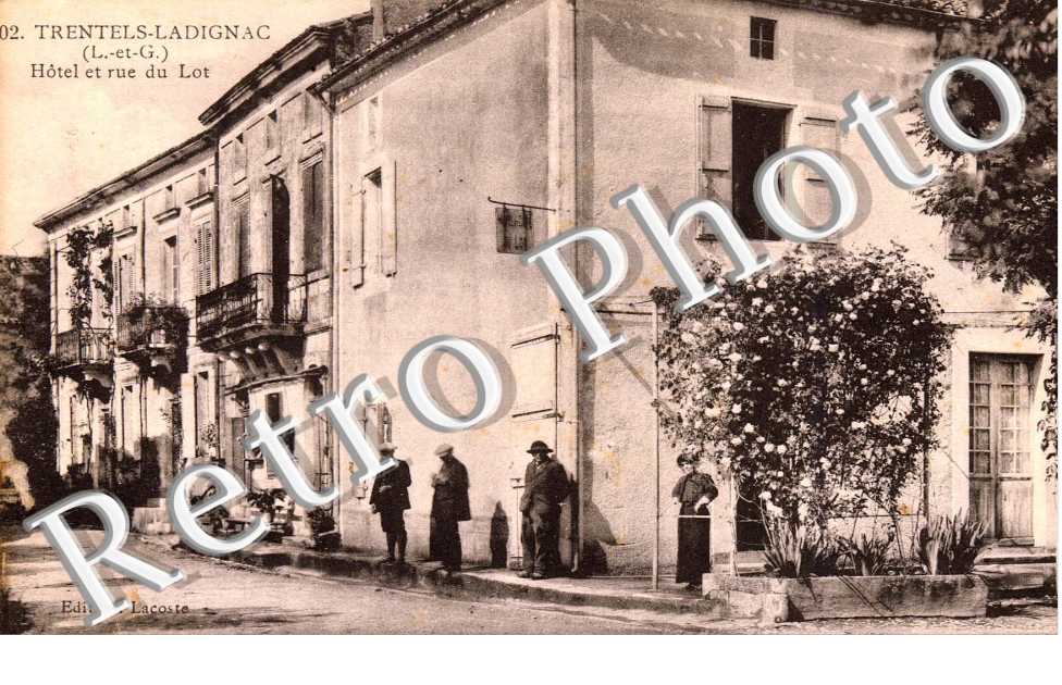 Hotel et rue du Lot