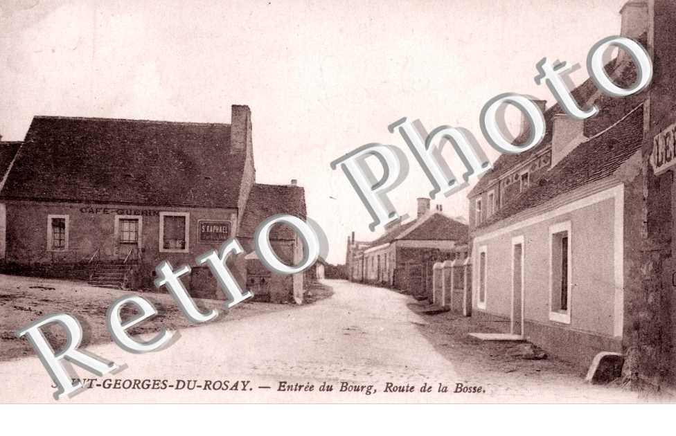 entree du bourg, route de la Bosse