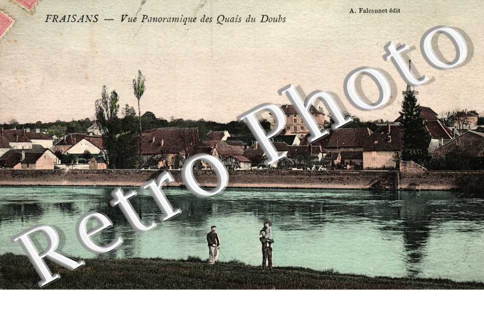 vue panoramique des quais du doubs (couleur)