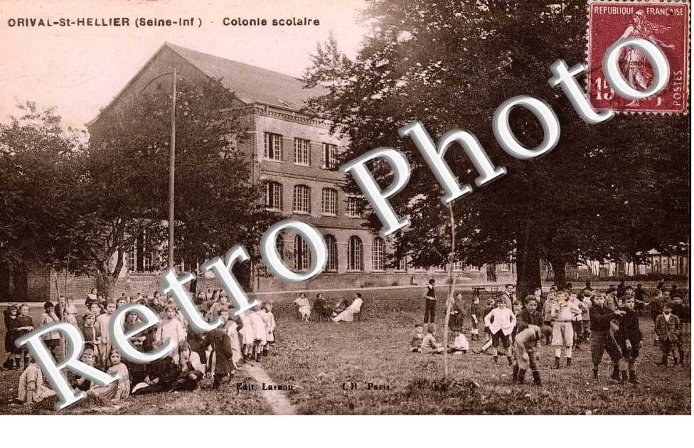 Grivac Saint Hellier. Colonie scolaire
