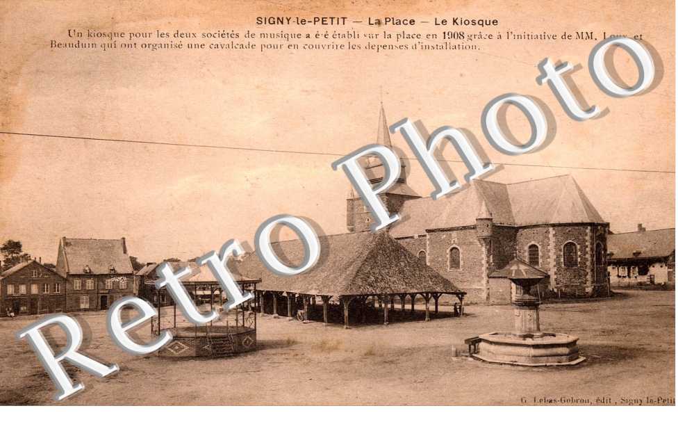 la place, le kiosque