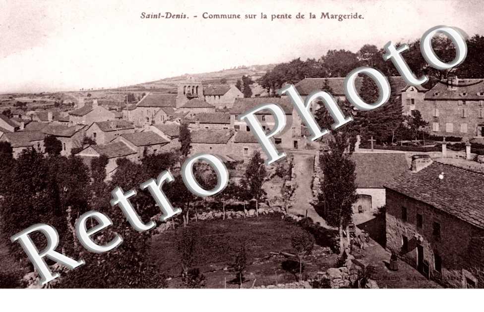commune sur la pente de la Margeride