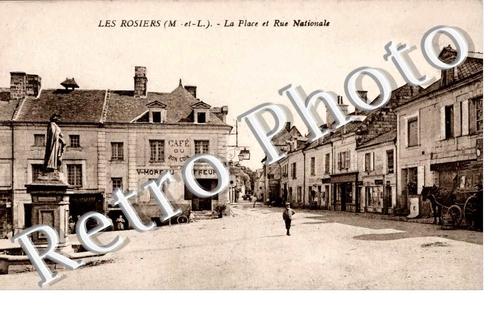 la rue nationale et la place