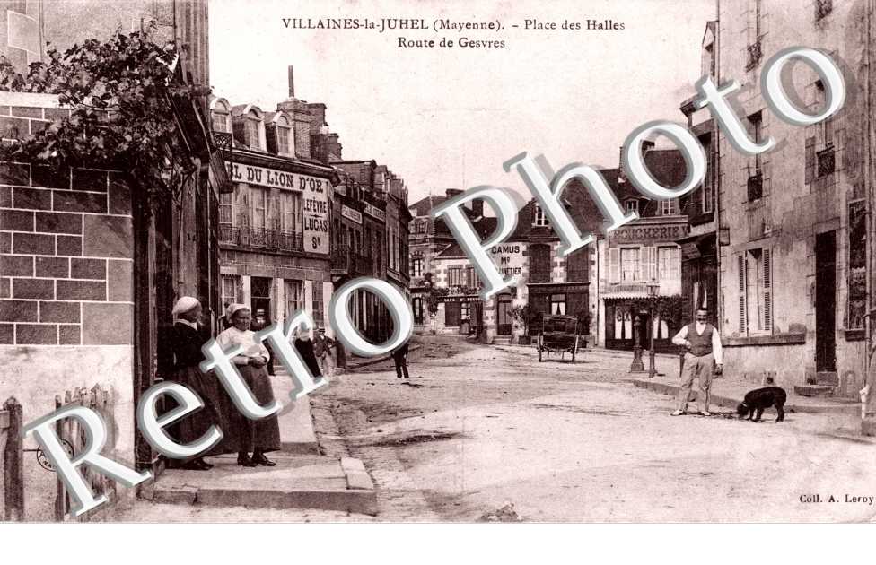 place des halles, route de Gesvres