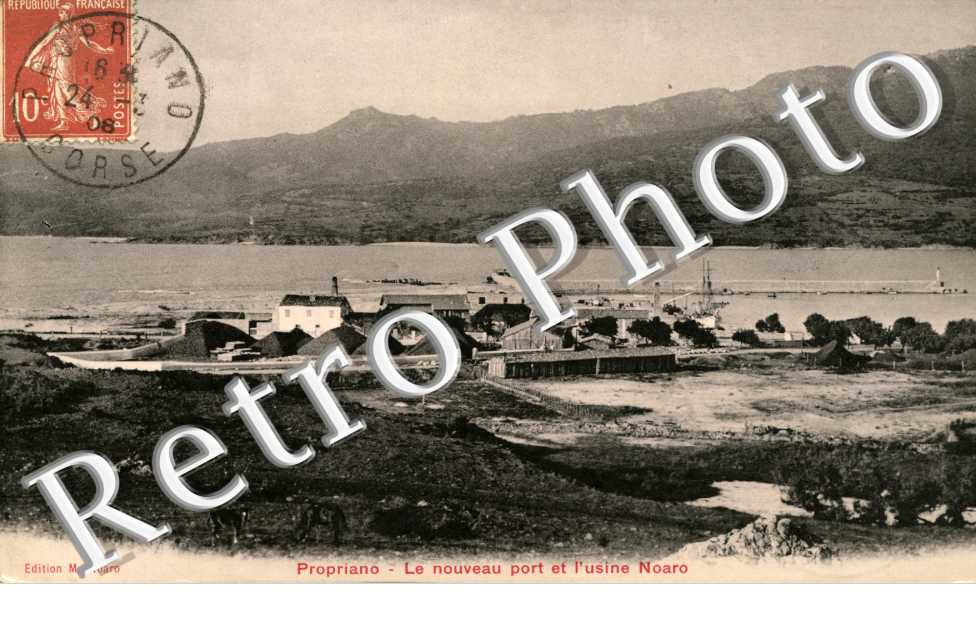 le nouveau port et l'usine Noaro