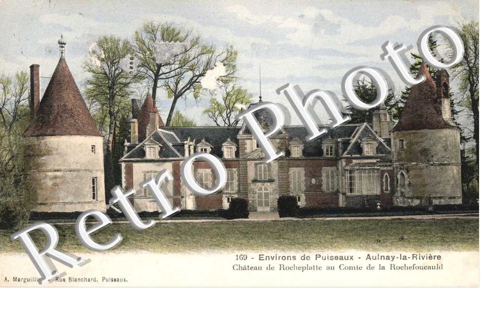 environs de Puiseaux, chateau de Rocheplatte au comte de la Rochefoucauld